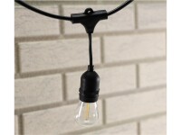 Biergarten-Lichterkette "CT-BGL 15"1,5 + 12,5m, 15x Filamentlampe 0,8W