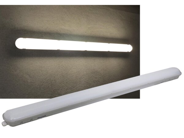 Wand-& Deckenleuchte "HP-50" IP65, 120cm 48W, 4000k, neutralweiß, 5800 Lumen