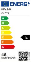 Wand-& Deckenleuchte "HP-50" IP65, 120cm...