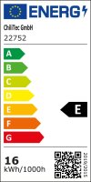 LED Deckenleuchte "SALAO 16 WW"IP54, 16W, 1500lm, 3000K, HF-Bewegungsm.