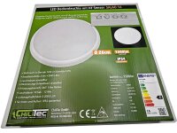 LED Deckenleuchte "SALAO 16 WW"IP54, 16W, 1500lm, 3000K, HF-Bewegungsm.