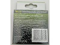 MILOS Schutzkontakt-Steckdose, weiß matt 250V~/ 16A, inkl. Rahmen, Klemmanschluss