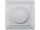 MILOS Dimmer für LED Lampen weiß matt250V~/ 3-60W, inkl. Rahmen, UP