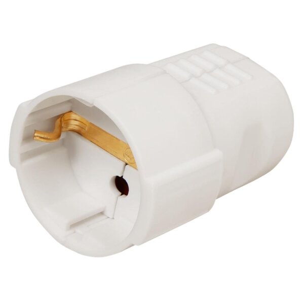 Schutzkontakt-Kupplung McPower, weiß