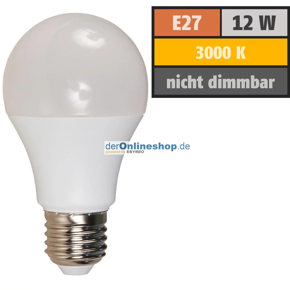 LED Glühlampe McShine, E27, 12W, 1050lm, 240°,...