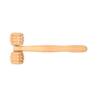 Massageroller, T-Form aus Holz 23,5 cm