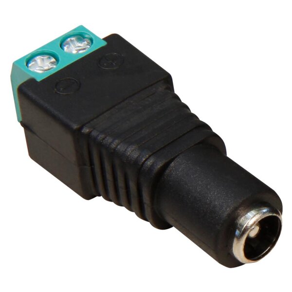 Adapter McPower, DC-Kupplung 5,5x2,1mm und Lüsterklemme