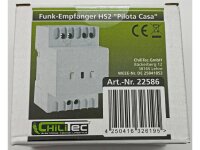 Funk-Empfänger HS2 für "Pilota Casa"max. 3600W, 2fach Schalter f. Hutschiene