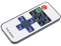 Funk-Controller für LED-Stripesmit Fernbedienung, 12-24V, 72Watt