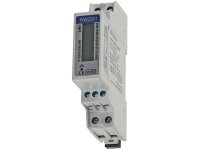 Wechselstromzähler für DIN Trägerschiene1-phasig 5A, 161-300V, 1TE, digital LCD