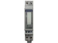 Wechselstromzähler für DIN Trägerschiene1-phasig 5A, 161-300V, 1TE, digital LCD