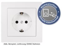 Schutzkontakt-Steckdose McPower Flair, 250V~/16A, UP,...