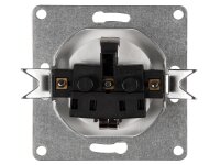 Schutzkontakt-Steckdose McPower Cup 250V~/16A, UP, Einsteckschutz, weiß