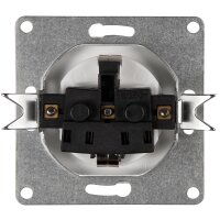 Schutzkontakt-Steckdose McPower Cup 250V~/16A, UP, Einsteckschutz, weiß