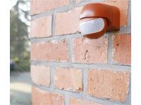Aufputz Bewegungsmelder "CBM-Slim" 180°LED geeignet, IP44, 1-800W, ziegelrot