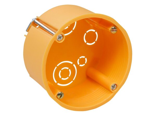 Hohlwanddose McPower, Ø68x45mm, inkl. Geräteschrauben, orange