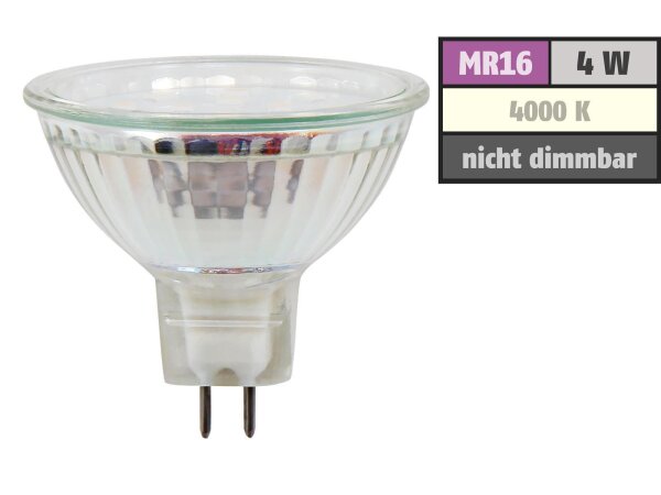 LED-Strahler McShine ET40, MR16, 4W, 320lm, neutralweiß