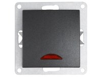 Schalter McPower Flair, 250V~/10A, UP, anthrazit mit...