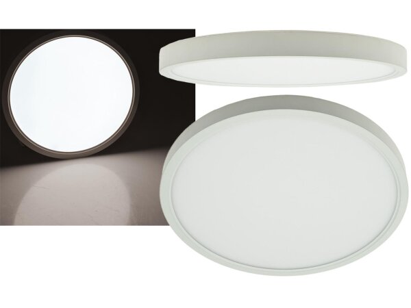 LED Deckenleuchte "Santano 24n"Ø 30cm, 24W, 2350lm, 4200K neutralweiß