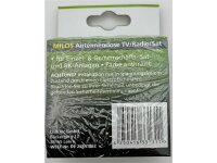 MILOS Antennendose TV+Radio+Sat inkl. Rahmen, UP, anthrazit