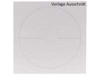 Einbaulautsprecher "CTE-30W ", 2-Wege80W, 8Ohm, 234x67mm, Rund, weiß