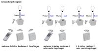 Funk Starter-Set No.1 "Pilota Casa"Fernbedienung + UP Empfänger, 433,92Mhz
