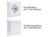 MILOS Starter-Kit, 16-teilig, weiß matt6x...