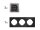 Steckdosen Set McPower Flair Beginner 3S-Style Profi anthrazit + Glasrahmen