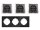 Steckdosen Set McPower Flair Beginner 3S-Style Profi anthrazit + Glasrahmen