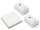 Funk-Schalter Set McPower Kinetic 2x Empfänger + 2-fach Wandtaster, max. 2300W