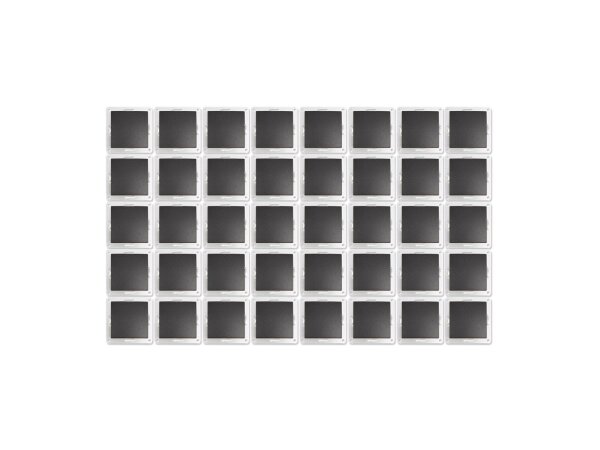 Wechselschalter McPower Flair, 250V~/10A, UP, anthrazit, 40er-Pack