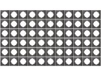Rahmen McPower Flair, 1-fach, anthrazit, 66er-Pack