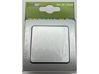 DELPHI Wechsel-Schalter IP44 250V~/ 10A, inkl. Rahmen, UP, silber