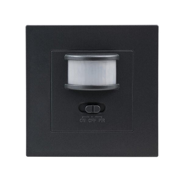 Unterputz IR Bewegungsmelder McShine LX-23 160°, 500W, LED geeignet, anthrazit