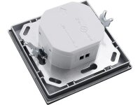 Unterputz IR Bewegungsmelder McShine LX-23 160°, 500W, LED geeignet, anthrazit