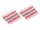 Lötverbinder McPower, Ø2,7mm - rote Markierung, 0,5-1,0mm² Kabel, 20er-Pack