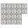 Schutzkontakt-Steckdose McPower Cup 250V~/16A, UP, Einsteckschutz, 18er-Pack