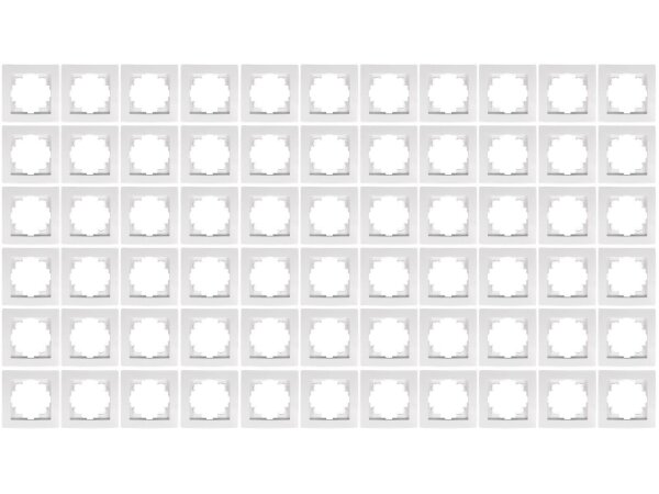 Rahmen McPower Flair, 1-fach, weiß, 66er-Pack