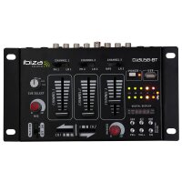 4-Kanal Mischpult IBIZA DJ21USB-BT Bluetooth, USB, 7...