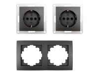 Steckdosen Set McPower Flair Beginner 2S Profi 3-teilig, Klemmanschluss