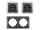 Steckdosen Set McPower Flair Beginner 2S Profi 3-teilig, Klemmanschluss