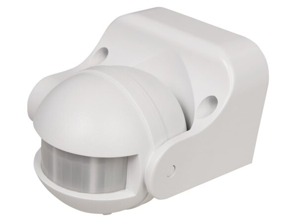 IR Bewegungsmelder McShine LX-119, 180°, 1.200W, IP44, weiß, LED geeignet