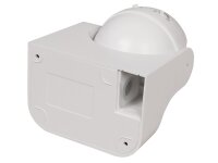 IR Bewegungsmelder McShine LX-119, 180°, 1.200W, IP44, weiß, LED geeignet