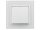 Wechselschalter McPower Flair 250V~/10A, UP, weiß inkl. Glasrahmen