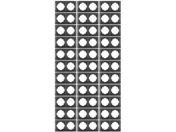 Rahmen McPower Flair, 2-fach, anthrazit, 33er-Pack