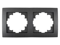 Rahmen McPower Flair, 2-fach, anthrazit, 33er-Pack
