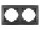 Rahmen McPower Flair, 2-fach, anthrazit, 33er-Pack