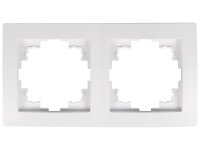 Rahmen McPower Flair, 2-fach, weiß, 33er-Pack