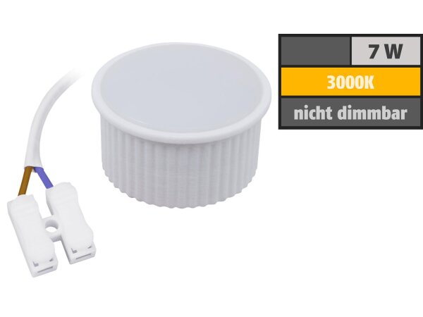 LED-Modul McShine PL-70 7W, 608Lumen, 230V, 50x25mm, warmweiß, 3000K