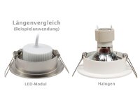 LED-Modul McShine PL-70 7W, 608Lumen, 230V, 50x25mm, warmweiß, 3000K